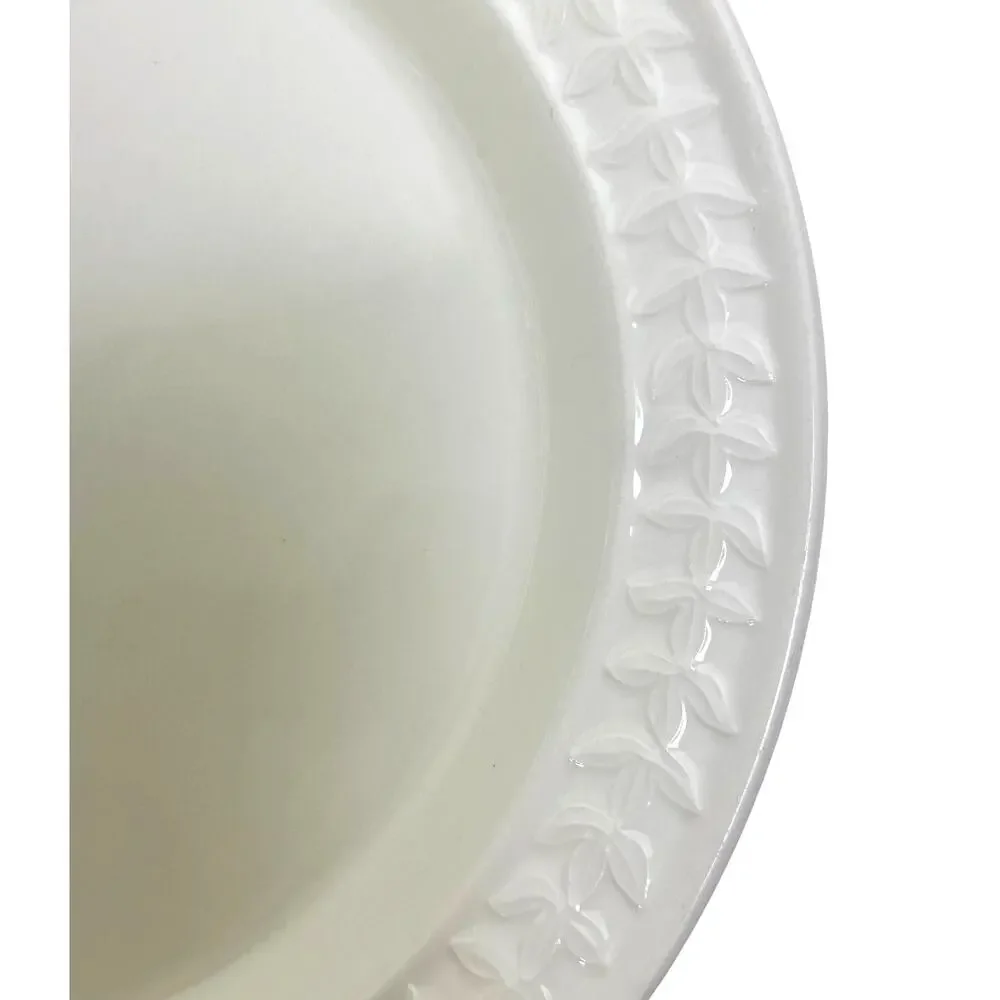 Portmeirion 1998-2006 Retired 'Options' Embossed Smooth Laurel Rim Dinner Plate